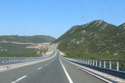 Kroatische snelweglandschap