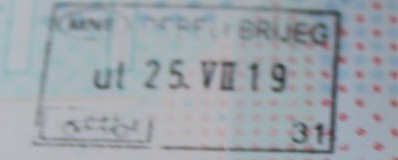 leuk zo'n stempel in je paspoort