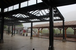 Het regent in Mostar