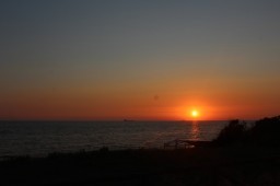 Zonsondergang in Italië